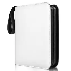 Card Binder for Jumbo Cards, PU Leather Card Binder with 50Pcs Sleeves, Doubl... - Image 1