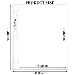 Card Binder for Jumbo Cards, PU Leather Card Binder with 50Pcs Sleeves, Doubl... - Image 3