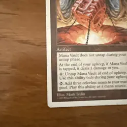 MTG Magic: The Gathering Mana Vault Artifact Mark Tedin 5th Edition Rare English - Image 5