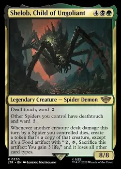 Shelob, Child of Ungoliant Custom Commander Deck MTG - Image 1