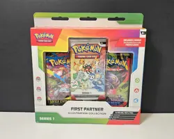 Pokemon TCG First Partner Illustration Collection Series 1 New Factory Sealed - Image 1