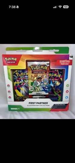 Pokemon TCG: First Partner Illustration Collection Series 1 New Sealed In Hand - Image 1