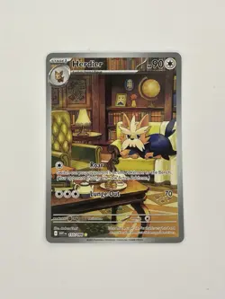 Herdier 155/086 Illustration Rare SV: White Flare Holo 90 HP Stage 1 Pokemon - Image 1