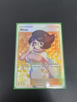 Wicke (Full Art) 147/147 Ultra Rare Sm-Burning Shadows Holo NM Pokemon - Image 1