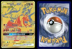 RESHIRAM & CHARIZARD GX - SM247 HOLO PROMO SUN & MOON PROMO POKEMON NM - Image 1
