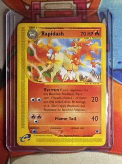 Pokemon TCG Rapidash 62/165 NM/LP & Ponyta 126/175 MP - Expedition E-Reader 🔥 - Image 1