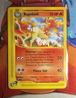 Pokemon TCG Rapidash 62/165 NM/LP & Ponyta 126/175 MP - Expedition E-Reader 🔥 - Image 2