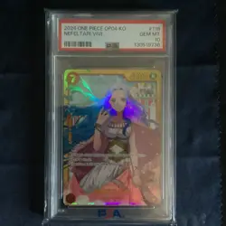 Korean Nefeltari Vivi OP04-118 One Piece PSA 10 - Image 1