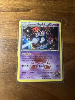 Pokemon TCG Team Magma's Claydol Double Crisis 11/34 Holo Rare - Image 1