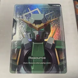 GUNDAM TCG CARD GAME - RESOURCE - Gundam Dynames - R-023 C+ FOIL ENGLISH GD03 - Image 1