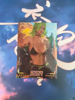 Waifu Card Cute Anime Girl CCG SSR - Image 1
