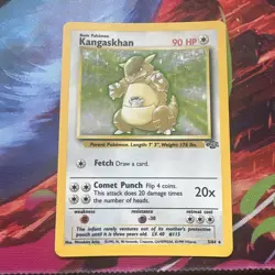Pokemon TCG Kangaskhan Jungle Holo Card 5/64 Unlimited Rare - Image 1