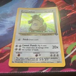 Pokemon TCG Kangaskhan Jungle Holo Card 5/64 Unlimited Rare - Image 2