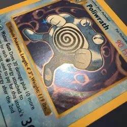 Poliwrath Shadowless Holo Rare Base Set 13/102 Pokemon Card - WOTC 1999 - Image 3