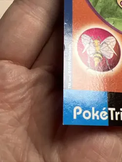LP Weedle #13 Burger King UNPERFORATED Poke Trivia Card 1999 Pokemon Card - Image 5