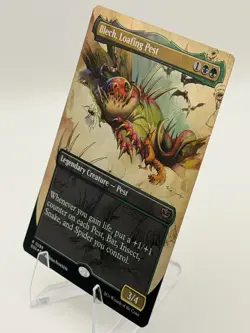 Blech, Loafing Pest FIELD NOTES BORDERLESS FOIL Legendary 298 SOS MTG NM - Image 3