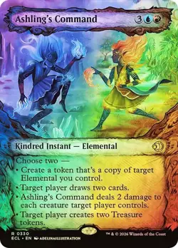 Ashling's Command Foil Showcase Lorwyn Eclipsed NM MTG - Image 1
