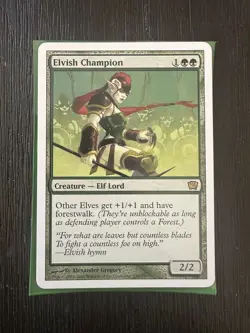 MTG 9TH EDITION* ELVISH CHAMPION NM/M* - Image 1