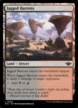 Jagged Barrens #259 | MTG | OTJ | Regular | LP - Image 1