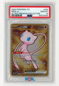 2023 POKEMON 151 ULTRA-PREMIUM COLLECTION #205 MEW EX PSA 10 - Image 1