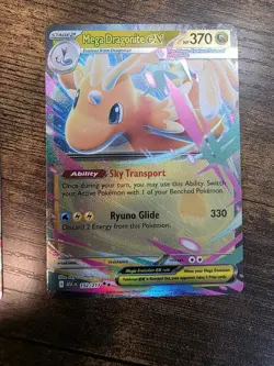 Pokemon TCG Mega Dragonite Ex 152/217 Ascended Heroes Holo Rare Pack Fresh - Image 1