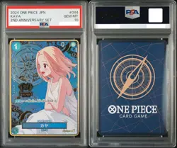 PSA 10 Kaya R OP03-044 2nd Anniversary Set 2024 ONE PIECE Card Game Japanese GEM - Image 1