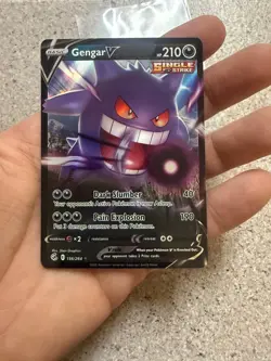 Pokemon Gengar V Ultra Rare SWSH08: Fusion Strike 156/264 NM #2 - Image 2