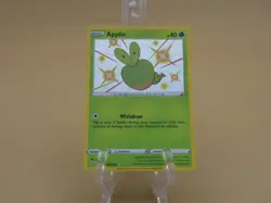 Pokemon TCG Applin Shining Fates SV012/SV122 Holo Shiny Holo Rare - Image 1