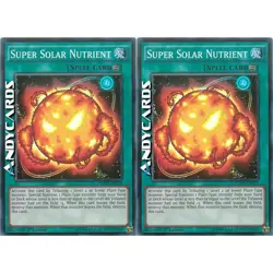 2x SUPER SOLAR NUTRIENT (Super Nutriente Solare) • Super R • FUEN EN055 • YUGIOH - Image 1