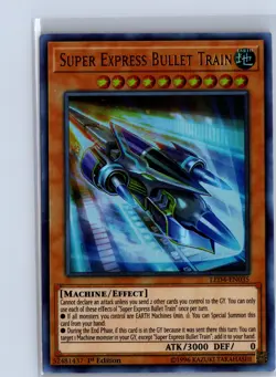 Yugioh: Lgdry Duelists: SoftheR Super Express Bullet Train #LED4-EN035 1st Ed,UR - Image 1