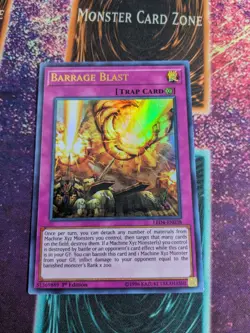 Yu-Gi-Oh! Barrage Blast LED4-EN038 1st Edition Ultra Rare Near Mint - Image 1