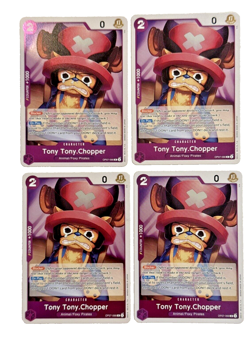 OP07-066 One Piece Card Game TonyTony Chopper (R) Purple 500 Years 4X Playset - Image 1