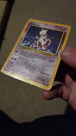 Mewtwo 10/102 Base Set Holo – Vintage Pokemon Card WOTC 1999 – Played - Image 4
