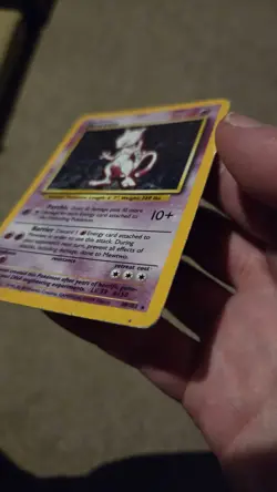 Mewtwo 10/102 Base Set Holo – Vintage Pokemon Card WOTC 1999 – Played - Image 5