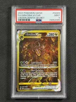Pokemon Cards TCG PSA 9 MINT Giratina Vstar FA Gold Crown Zenith 2023 GG69/GG70 - Image 1