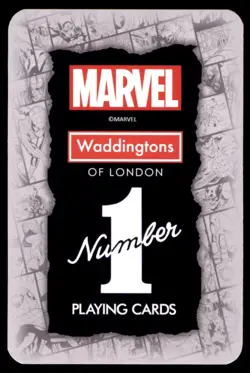 Marvel Universe Black Cat Waddington Playing Card 2024 2 of Spades - Image 2