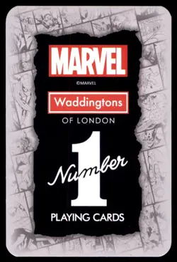 Marvel Universe Black Costume Spiderman Waddington Playing Card 2024 6 of Spades - Image 2