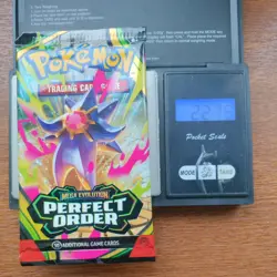 Pokemon Tcg Mega Evolution Perfect Order Heavy 22.75g Booster Pack New Sealed - Image 1
