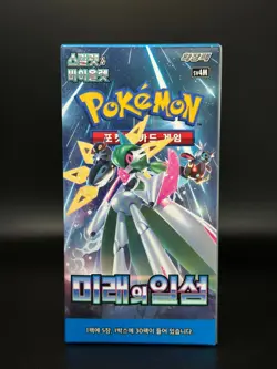 Korean Pokemon card SEALED Booster box Future Flash Scarlett & Violet SV4M - Image 1