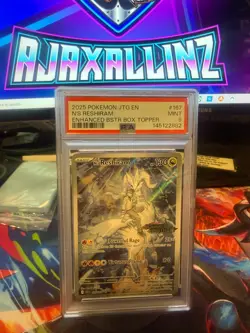 PSA 9 MINT N'S Reshiram #167 [Stamped] Pokemon TCG Jtg En-Journey Together #167 - Image 1