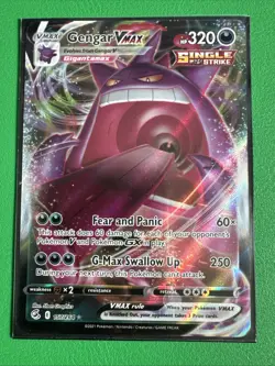Gengar VMAX 157/264 - Fusion Strike Ultra Rare Holo - Pokemon TCG - NM/Mint - Image 1