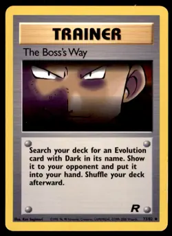 Pokemon WOTC Team Rocket 2000 The Boss's Way No. 73 - Image 1