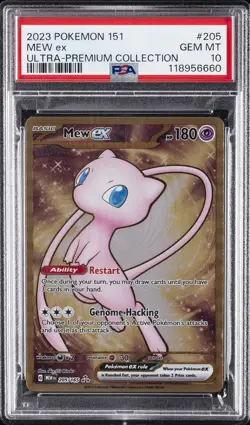 2023 POKEMON 151 ULTRA-PREMIUM COLLECTION #205 MEW EX PSA 10 - Image 1