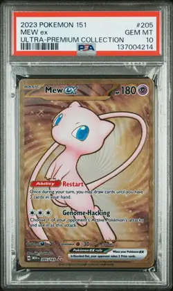 2023 POKEMON 151 ULTRA-PREM COLL #205 MEW EX PSA 10 - Image 1