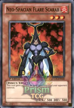1st Ed Neo-Spacian Flare Scarab LCGX-EN018 Yugioh - Image 1