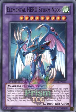 1st Ed Elemental HERO Storm Neos LCGX-EN073 Yugioh - Image 1