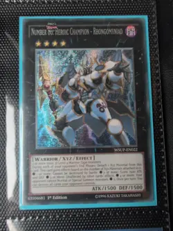 1st ed Number 86: Heroic Champion - Rhongomyniad SR WSUP-EN022 Yugioh - Image 2