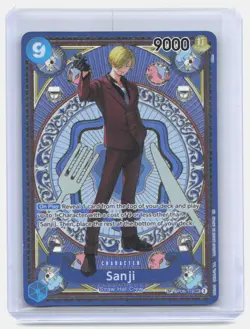 Sanji (SP) OP06-119 Secret Rare A Fist of Divine Speed One Piece Near Mint - Image 1