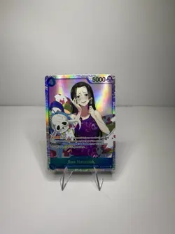 One Piece TCG Boa Hancock OP01-078 Super Rare Foil ROMANCE DAWN English - Image 1