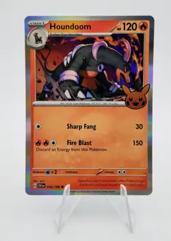 Houndoom 034/198 Trick or Trade BOOster 2023 Pokemon Card - Image 1
